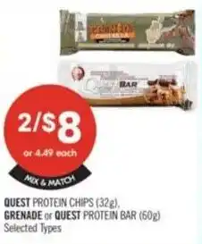 Shoppers Drug Mart Quest protein chips offer