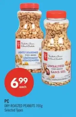 Shoppers Drug Mart PC dry roasted peanuts offer