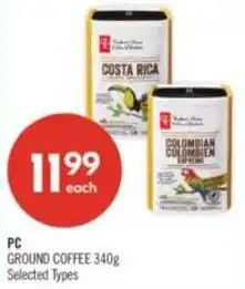 Shoppers Drug Mart PC ground coffee offer