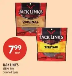 Shoppers Drug Mart Jack links jerky offer