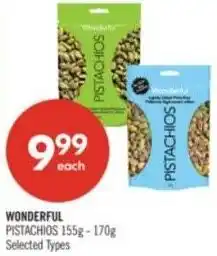 Shoppers Drug Mart Wonderful pistachios offer