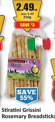 Starsky Stiratini Grissini Rosemary Breadsticks offer