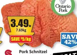 Starsky Pork Schnitzel offer