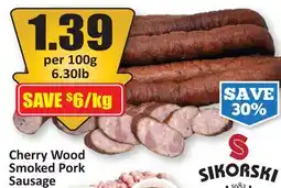 Starsky Cherry Wood Smoked Pork Sausage offer