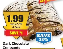 Starsky Dark Chocolate Croissants offer