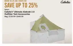 Cabela's Select Cabela's Ultimate Alaknak 2.0 Outfitter Tent Accessories offer
