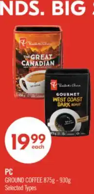 Shoppers Drug Mart PC GROUND COFFEE offer
