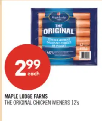 Shoppers Drug Mart MAPLE LODGE FARMS THE ORIGINAL CHICKEN WIENERS offer