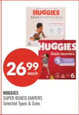 Shoppers Drug Mart HUGGIES SUPER BOXED DIAPERS offer