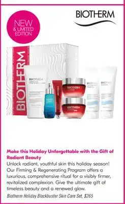 Shoppers Drug Mart Biotherm Holiday Blockbuster Skin Care Set offer
