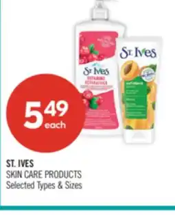 Shoppers Drug Mart ST. IVES SKIN CARE PRODUCTS offer