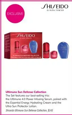Shoppers Drug Mart Shiseido Ultimune Sun Defense Collection offer