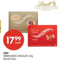 Shoppers Drug Mart LINDT LINDOR BOXED CHOCOLATE offer