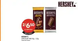 Shoppers Drug Mart HERSHEY'S CHOCOLATE BAR offer