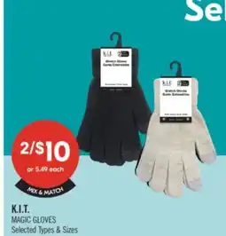 Shoppers Drug Mart K.I.T. MAGIC GLOVES offer