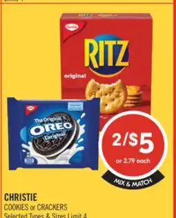 Shoppers Drug Mart CHRISTIE COOKIES or CRACKERS offer