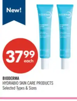 Shoppers Drug Mart BIODERMA HYDRABIO SKIN CARE PRODUCTS offer