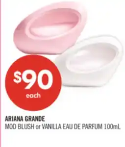 Shoppers Drug Mart ARIANA GRANDE MOD BLUSH or VANILLA EAU DE PARFUM offer