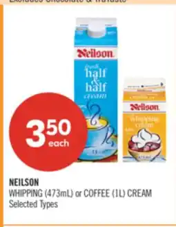 Shoppers Drug Mart NEILSON WHIPPING (473mL) or COFFEE (1L) CREAM offer