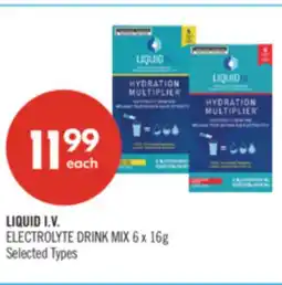 Shoppers Drug Mart LIQUID I.V. ELECTROLYTE DRINK MIX offer
