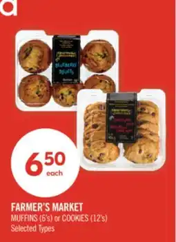 Shoppers Drug Mart FARMER'S MARKET MUFFINS (6's) or COOKIES (12's) offer