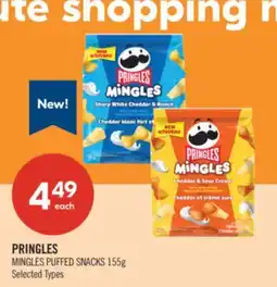 Shoppers Drug Mart PRINGLES MINGLES PUFFED SNACKS offer