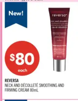 Shoppers Drug Mart REVERSA NECK AND DÉCOLLETÉ SMOOTHING AND FIRMING CREAM offer