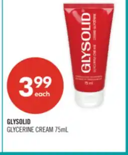 Shoppers Drug Mart GLYSOLID GLYCERINE CREAM offer
