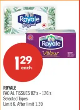Shoppers Drug Mart ROYALE FACIAL TISSUES offer