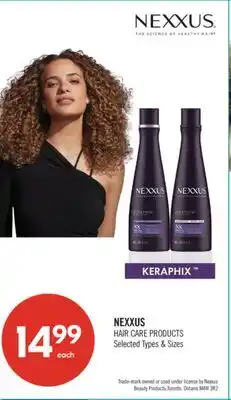 Shoppers Drug Mart NEXXUS HAIR CARE PRODUCTS offer
