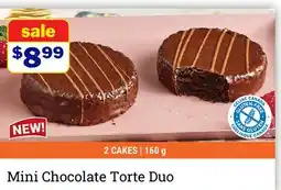 M & M Food Market Mini Chocolate Torte Duo offer