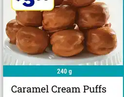 M & M Food Market Caramel Cream Puffs offer