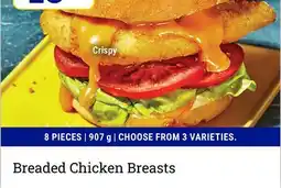M & M Food Market Breaded Chicken Breasts offer