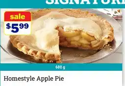 M & M Food Market Homestyle Apple Pie offer