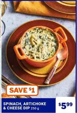 M & M Food Market SPINACH, ARTICHOKE & CHEESE DIP offer