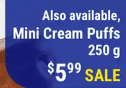 M & M Food Market Mini Cream Puffs offer