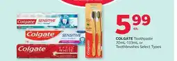 Rexall COLGATE Toothpaste 70mL-133mL or Toothbrushes offer