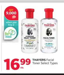 Rexall THAYERS Facial Toner offer