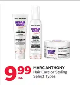 Rexall MARC ANTHONY Hair Care or Styling offer