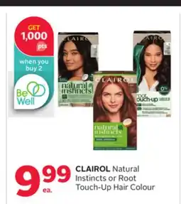 Rexall CLAIROL Natural Instincts or Root Touch-Up Hair Colour offer
