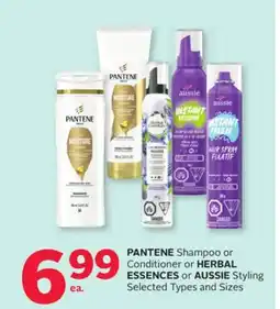 Rexall PANTENE Shampoo or Conditioner or HERBAL ESSENCES or AUSSIE Styling offer
