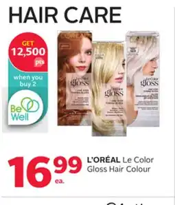 Rexall L'ORÉAL Le Color Gloss Hair Colour offer