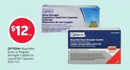 Rexall Ibuprofen Extra or Regular Strength Caplets or Liquid Gel Capsules 50' s-72' s offer