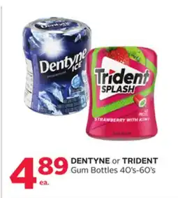 Rexall DENTYNE or TRIDENT Gum Bottles offer