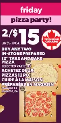 Independent City Market 12 TAKE AND BAKE PIZZA offer