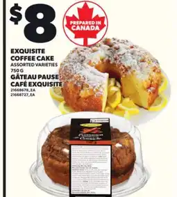 Independent City Market EXQUISITE COFFEE CAKE, 750 G offer