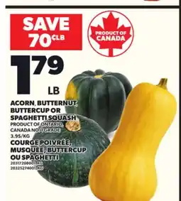 Independent City Market ACORN, BUTTERNUT, BUTTERCUP OR SPAGHETTI SQUASH offer