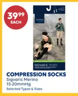 Wellwise by Shoppers COMPRESSION SOCKS Sigvaris Merino offer