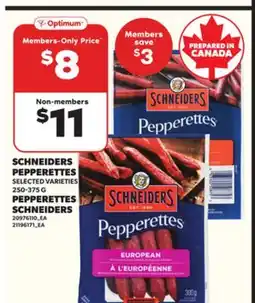 Independent City Market SCHNEIDERS PEPPERETTES, 250-375 G offer