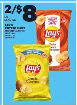 Independent City Market LAY'S POTATO CHIPS, 177-235 G offer